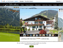 Tablet Screenshot of landhaus-gitti.at